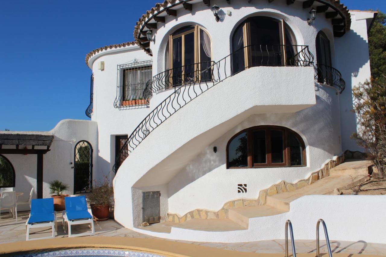 La Madrugada - Luxury Moraira Villa With Sea Views And Private Heated Pool מראה חיצוני תמונה
